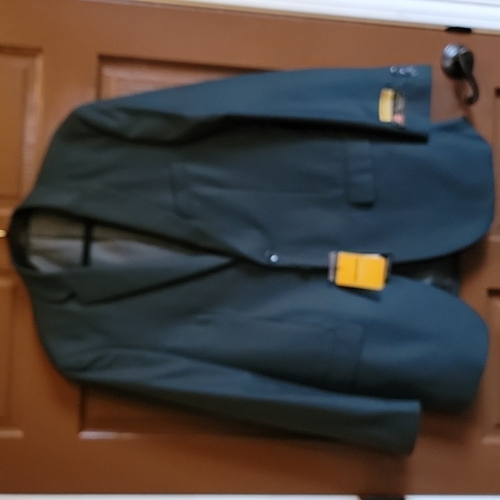 Albert Nardoni-Hunter green Blazer Size 40L. NWT.